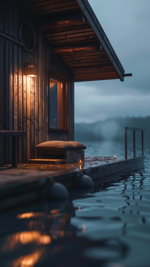 sauna over phone water